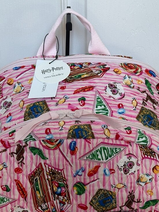 VERA BRADLEY HARRY POTTER LARGE BACKPACK + ID LANYARD CASE(SET):NWT HONEYDUKES main image 11